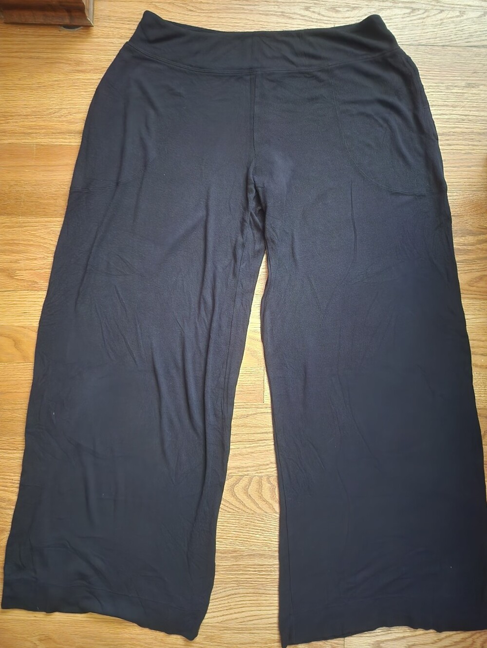 Athleta Well Rested Rib Sleep Wide Leg Pants Size L - Picture 3 of 11